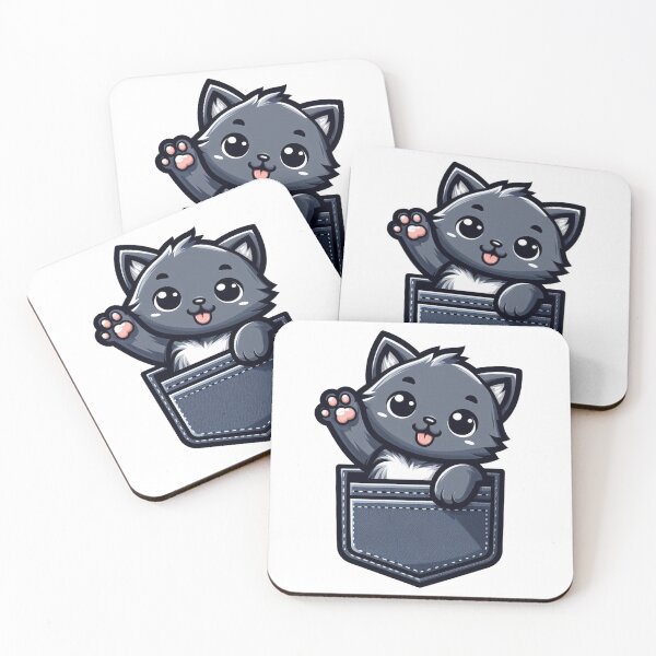 Item preview, Sweet Pocket Kitten: Adorable Peekaboo designed and sold by Canaba.