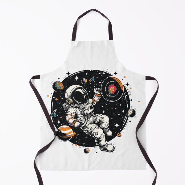 Item preview, Astronaut Holding Vinyl Record in Space, Surrounded by Stars and Planets designed and sold by tjnextgen99.