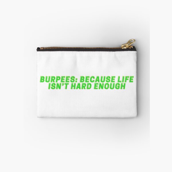 Item preview, Burpees T-Shirt | Funny Workout Tee for Fitness Enthusiasts | 'Because Life Isn’t Hard Enough' Gym Shirt designed and sold by VOIDOR.