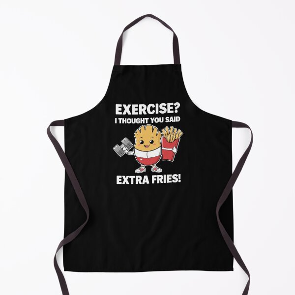 Item preview, Exercise Extra Fries designed and sold by 100Sunsets.