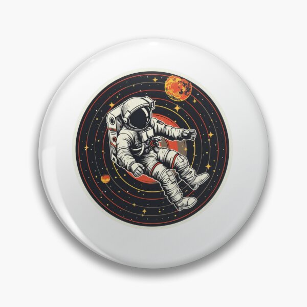 Item preview, Astronaut in Space Holding Vinyl, White Grooves Creating a Surreal Scene designed and sold by tjnextgen99.