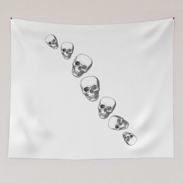 Item preview, Tumbling Skulls designed and sold by MAMMAJAMMA.