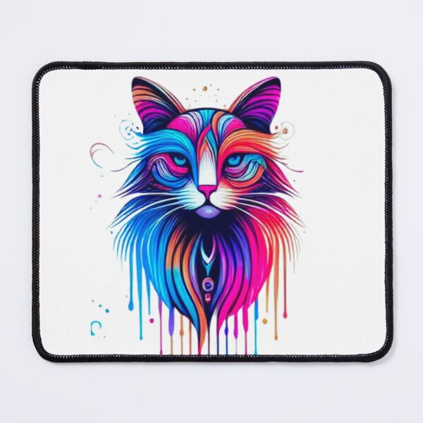 Item preview, Colorful cat designed and sold by Clan1093.