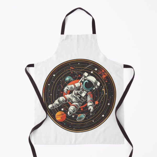 Item preview, Space Art Astronaut with Vinyl Record Amidst Stars and Planets designed and sold by tjnextgen99.
