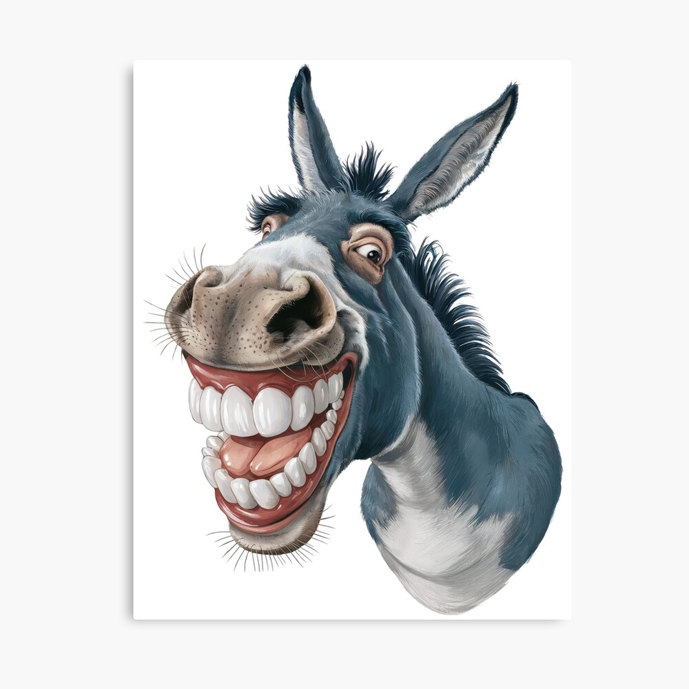 Silly Donkey Poster