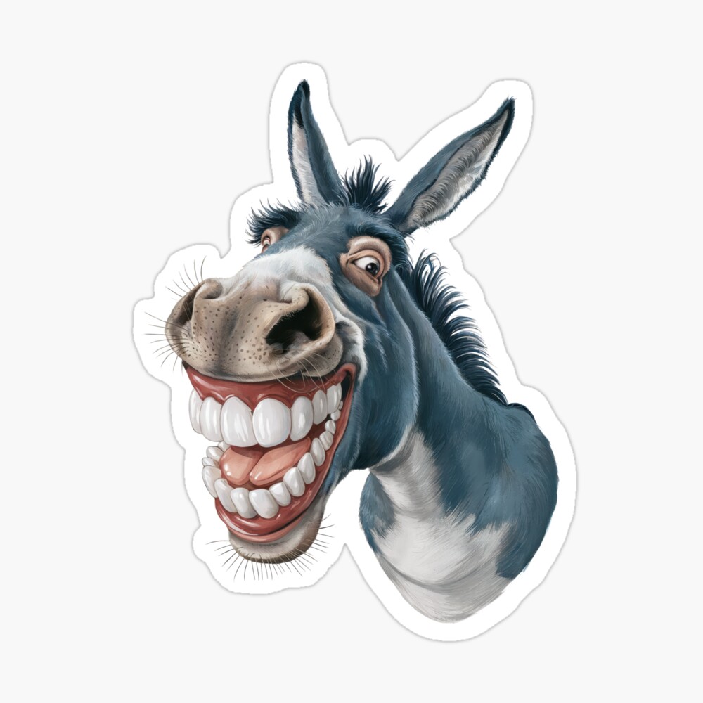 Silly Donkey Poster