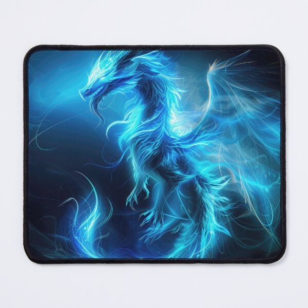 Item preview, Astral dragons in blue shimmer designed and sold by ARTelierDigital.