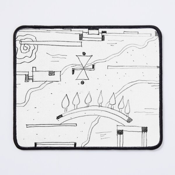 Item preview, bridge. abstract sketch designed and sold by Tereza Pilar Art.