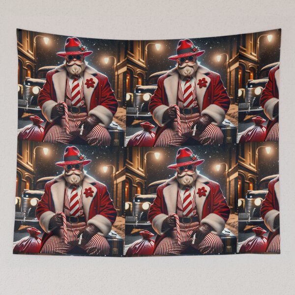 Item preview, gangster santa designed and sold by holylandzreiki.