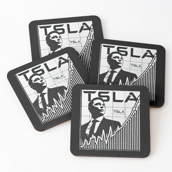 Item preview, Tesla stock price designed and sold by TEEJAMBOREE.
