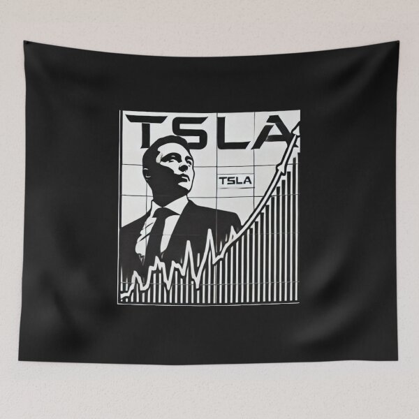 Item preview, Tesla stock price designed and sold by TEEJAMBOREE.