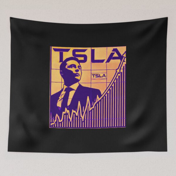 Item preview, Tesla stock price designed and sold by TEEJAMBOREE.