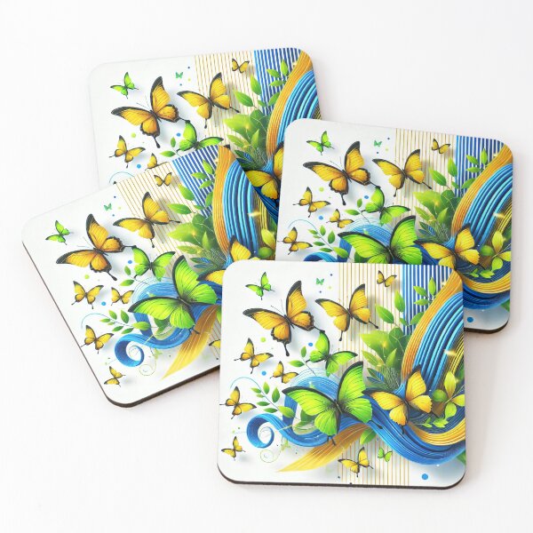 Item preview, "Neon Butterflies in Motion" designed and sold by Trac-Fusion.