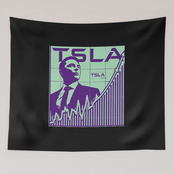 Item preview, Tesla stock price designed and sold by TEEJAMBOREE.