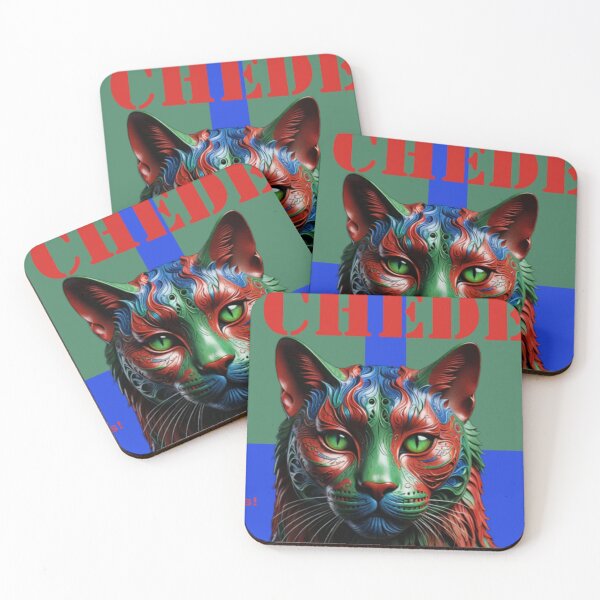 Item preview, Psychedelic Feline Vision designed and sold by ZenOfAIarts.