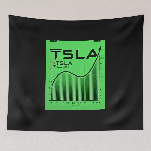 Item preview, Tesla stock price designed and sold by TEEJAMBOREE.