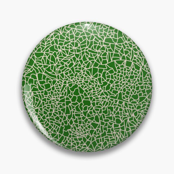 Item preview, Ceramic Crackle Glaze Abstract Textured Line Art Cream White on Emerald Green designed and sold by GenAumonier.