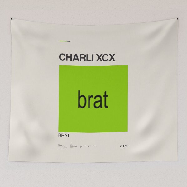 Item preview, modern minimalist poster - brat designed and sold by mitchgraney.