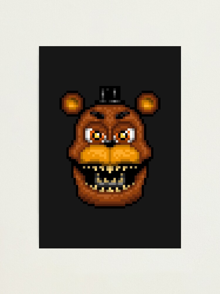 Adventure Withered Foxy - FNAF World - Pixel Art Photographic Print for  Sale by GEEKsomniac