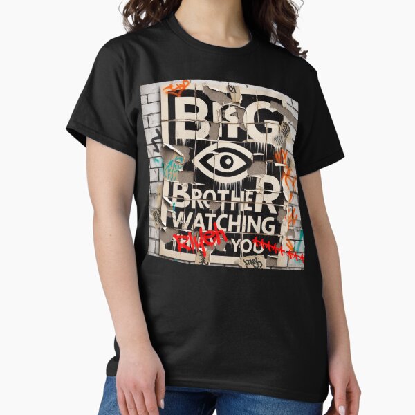 Aperçu de l'œuvre Big Brother vous regarde créée et vendue par Rlyehinmate.