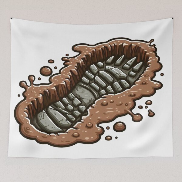 Item preview, Trapper's Muddy Footprint designed and sold by Canaba.