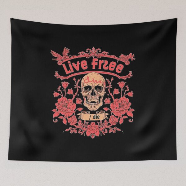 Item preview, Live Free die designed and sold by KusyArt.