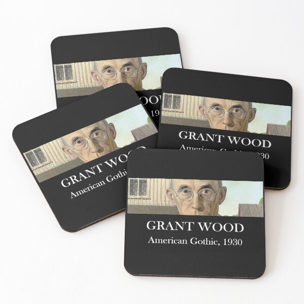 Item preview, Grant Wood - American Gothic designed and sold by Damagaro.