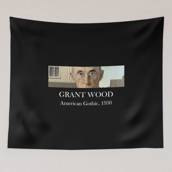 Item preview, Grant Wood - Gótico americano designed and sold by Damagaro.