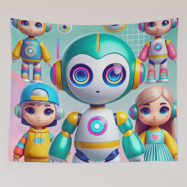 Item preview, Futuristic Dolls for Little Explorers designed and sold by Trac-Fusion.