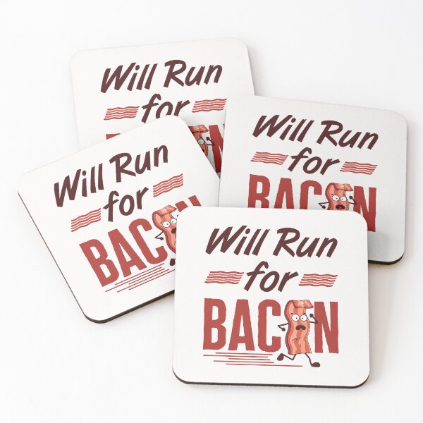 Item preview, Will Run for Bacon Running Lover designed and sold by jaygo.
