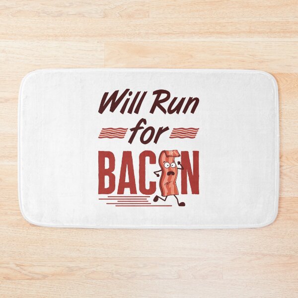 Item preview, Will Run for Bacon Running Lover designed and sold by jaygo.