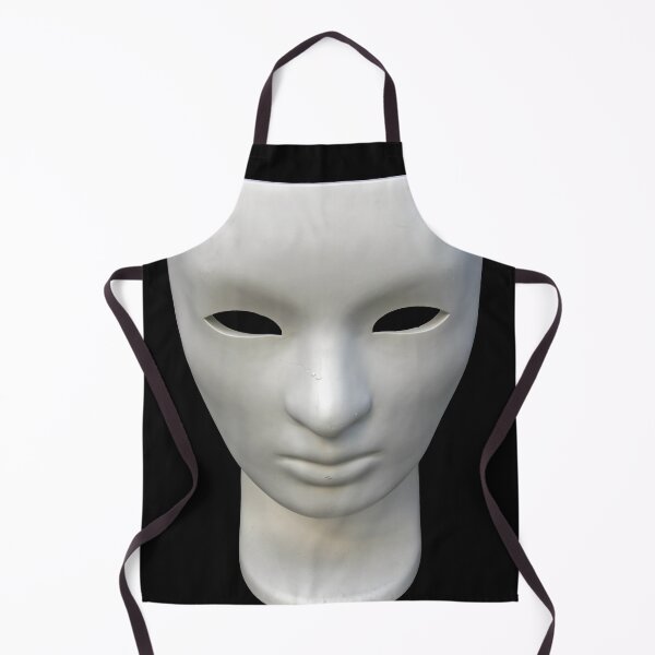 Item preview, White mask on black background designed and sold by Kacharava.