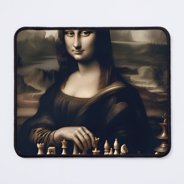 Item preview, Mona Lisa Chess Player designed and sold by Teetans.