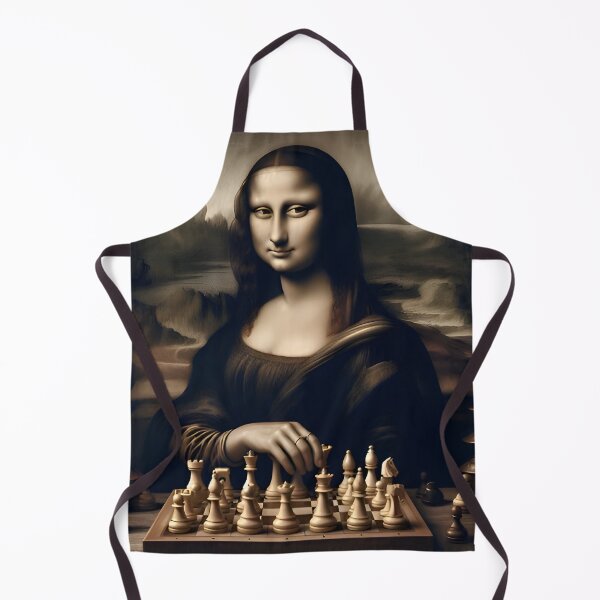 Item preview, Mona Lisa Chess Player designed and sold by Teetans.