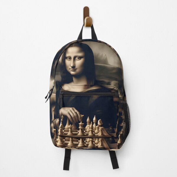 Item preview, Mona Lisa Chess Player designed and sold by Teetans.