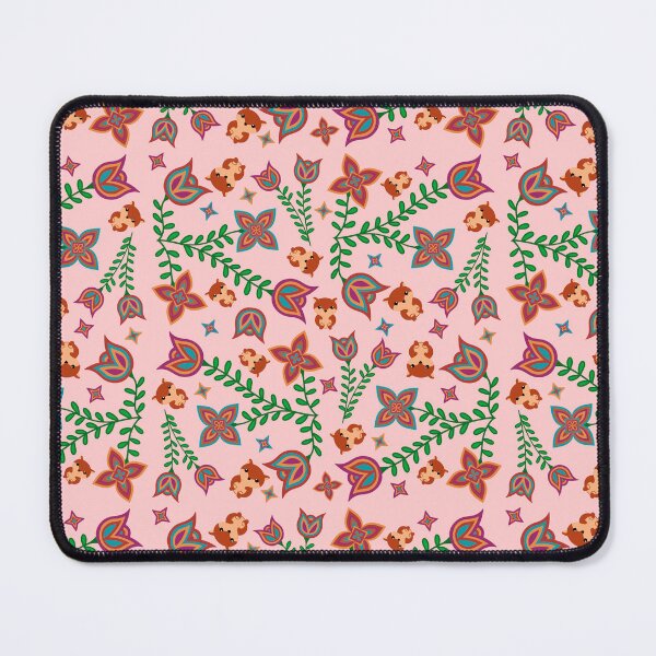 Item preview, Pink Fox Halloween Floral designed and sold by Niibidoon.