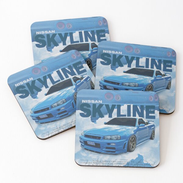 Item preview, Vintage Skyline GTR R34 Sky Blue  designed and sold by Dkvil.