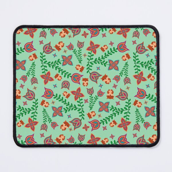Item preview, Green Fox Halloween Floral designed and sold by Niibidoon.