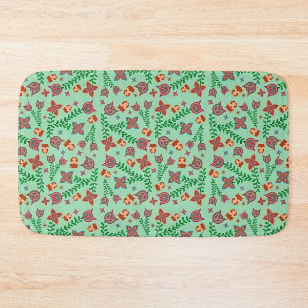 Item preview, Green Fox Halloween Floral designed and sold by Niibidoon.