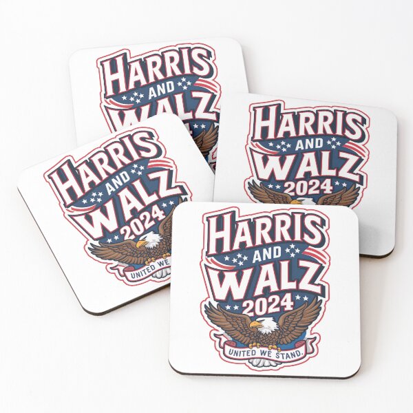 Item preview, Harris and Walz 2024 United We Stand designed and sold by Angry Swan Designs.