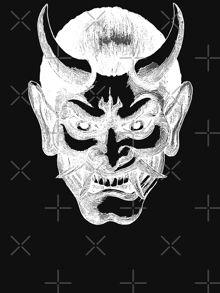 Thumbnail 4 of 4, Premium T-Shirt, ONI Face designed and sold by TrueNovaDesigns.