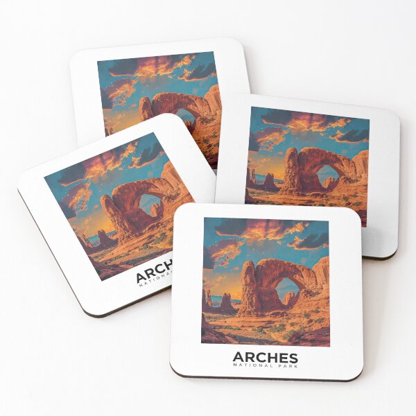 Item preview, Arches National Park Travel Art designed and sold by SavinMercantile.