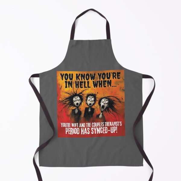 Item preview, WHEN YOUR WIFE&THERAPIST ARE ON THE SAME CYCLE! designed and sold by NikoDeeko.