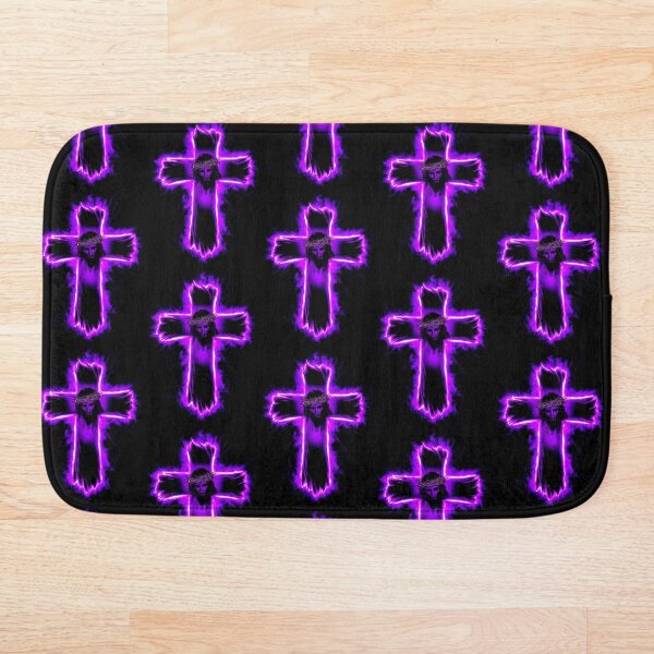 Item preview, Divine Glow Christ on the Cross - Purple designed and sold by Exodoi.