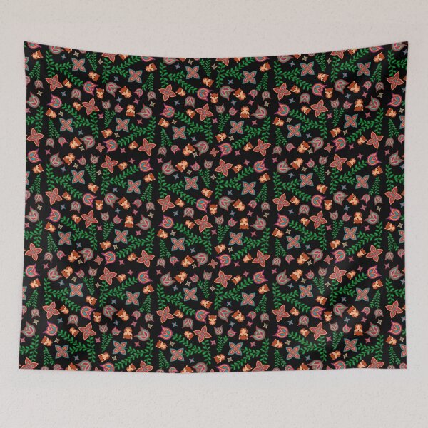 Item preview, Fox Floral designed and sold by Niibidoon.