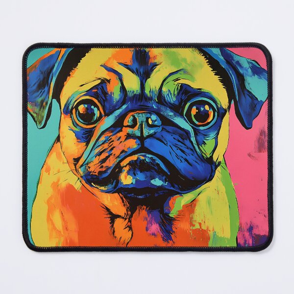 Item preview, Pug III - Pop Art designed and sold by AutoPopStudio.