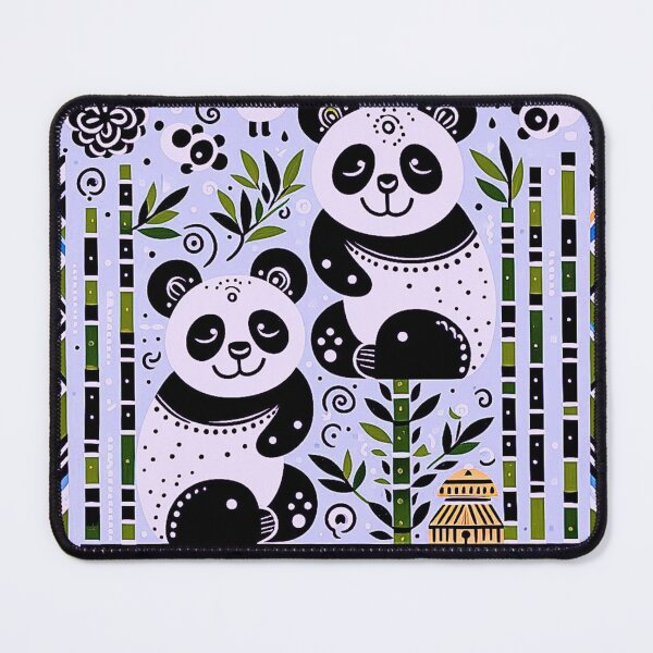 Item preview, 2 pandas with bamboo forest designed and sold by MerryCrown.