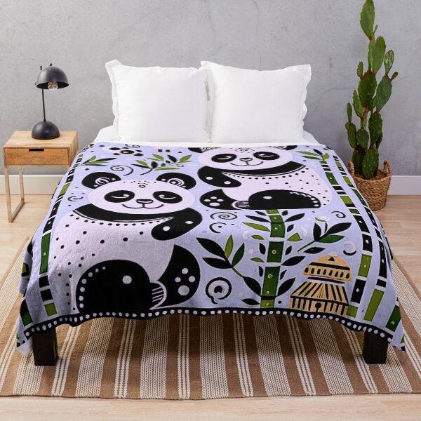 Item preview, 2 pandas with bamboo forest designed and sold by MerryCrown.
