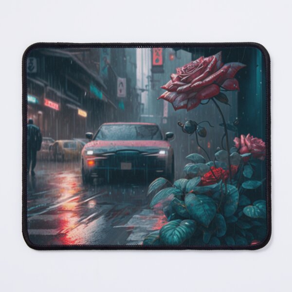 Item preview, Roses Blooming In a Cyberpunk designed and sold by products4urduke.