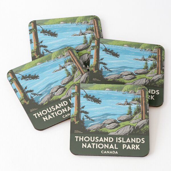 Item preview, Thousand Islands National Park Canada Vintage Travel Tourism  designed and sold by TravelersGems.